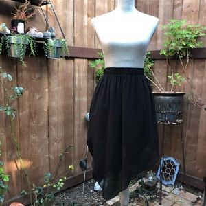 ✨BCBGENERATION Black Handkerchief Cut Mini Skirt